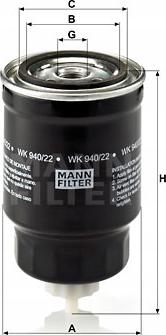 Mann-Filter WA 940/22 - Filter rashladne tekućinu www.molydon.hr