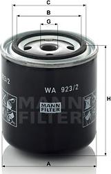 Mann-Filter WA 923/2 - Filter rashladne tekućinu www.molydon.hr