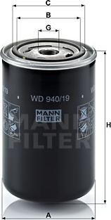 Mann-Filter WD 940/19 - Filter za ulje www.molydon.hr