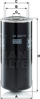 Mann-Filter WD 962/15 - Filter za ulje www.molydon.hr