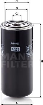 Mann-Filter WD 962 - Filter za ulje www.molydon.hr