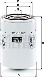 Mann-Filter WD 10 009 - Filter, radna hidraulika www.molydon.hr