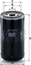 Mann-Filter WK 950/3 - Filter za gorivo www.molydon.hr