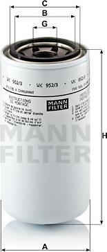 Mann-Filter WK 952/3 - Filter za gorivo www.molydon.hr