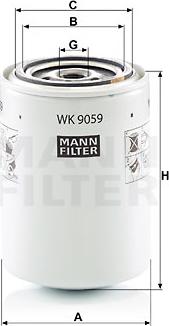 Mann-Filter WK 9059 - Filter za gorivo www.molydon.hr