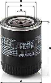 Mann-Filter WK 930/4 - Filter za gorivo www.molydon.hr