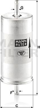 Mann-Filter WK 413 - Filter za gorivo www.molydon.hr