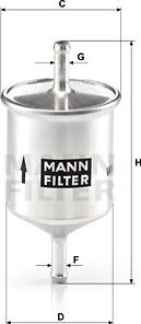 Mann-Filter WK 66 - Filter za gorivo www.molydon.hr