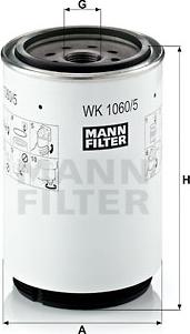 Mann-Filter WK 1060/5 x - Filter za gorivo www.molydon.hr