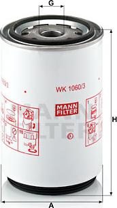 Mann-Filter WK 1060/3 x - Filter za gorivo www.molydon.hr