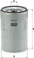 Mann-Filter WK 1070 x - Filter za gorivo www.molydon.hr