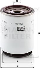 Mann-Filter WK 1142 x - Filter za gorivo www.molydon.hr