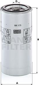 Mann-Filter WK 1175 x - Filter za gorivo www.molydon.hr