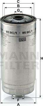 Mann-Filter WK 845/9 - Filter za gorivo www.molydon.hr