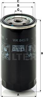 Mann-Filter WK 845/8 - Filter za gorivo www.molydon.hr