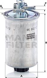 Mann-Filter WK 842/12 x - Filter za gorivo www.molydon.hr