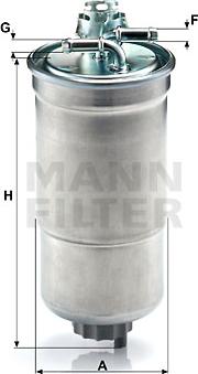 Mann-Filter WK 853/3 x - Filter za gorivo www.molydon.hr