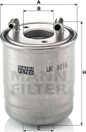 Mann-Filter WK 8016 x - Filter za gorivo www.molydon.hr