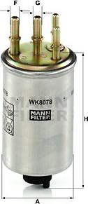 Mann-Filter WK 8078 - Filter za gorivo www.molydon.hr