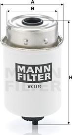 Mann-Filter WK 8190 - Filter za gorivo www.molydon.hr