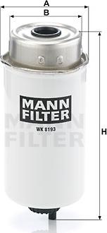 Mann-Filter WK 8193 - Filter za gorivo www.molydon.hr