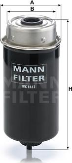Mann-Filter WK 8187 - Filter za gorivo www.molydon.hr