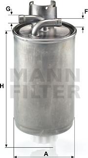 Mann-Filter WK 829 - Filter za gorivo www.molydon.hr