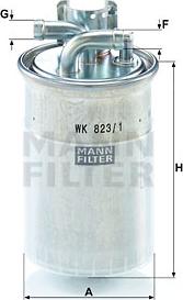 Mann-Filter WK 823/1 - Filter za gorivo www.molydon.hr