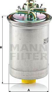 Mann-Filter WK 823 - Filter za gorivo www.molydon.hr