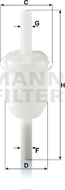 Mann-Filter WK 31/4 - Filter za gorivo www.molydon.hr