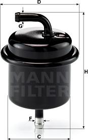 Mann-Filter WK 710 - Filter za gorivo www.molydon.hr