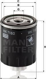 Mann-Filter WK 718/2 - Filter za gorivo www.molydon.hr