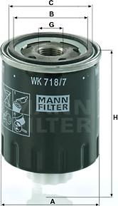 Mann-Filter WK 718/7 - Filter za gorivo www.molydon.hr