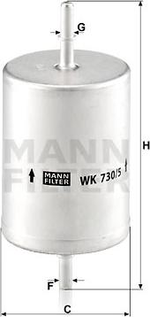 Mann-Filter WK 730/5 - Filter za gorivo www.molydon.hr