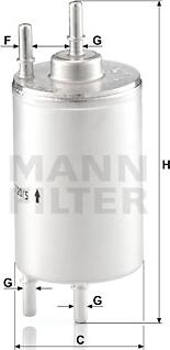 Mann-Filter WK 720/5 - Filter za gorivo www.molydon.hr