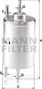 Mann-Filter WK 720/6 - Filter za gorivo www.molydon.hr