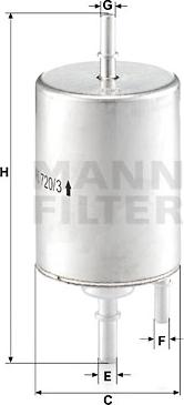 Mann-Filter WK 720/3 - Filter za gorivo www.molydon.hr