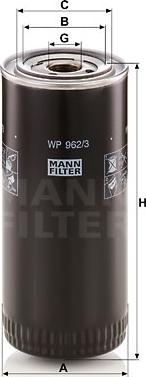 Mann-Filter WP 962/3 x - Filter za gorivo www.molydon.hr