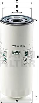 Mann-Filter WP 11 102/3 - Filter za ulje www.molydon.hr