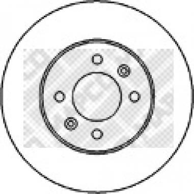 Mapco 15996 - Kočioni disk www.molydon.hr