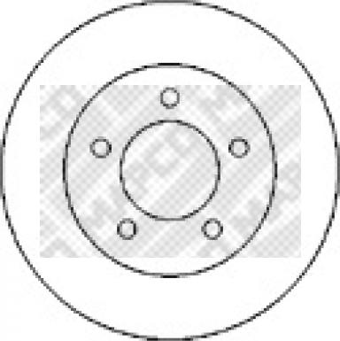 Mapco 15984 - Kočioni disk www.molydon.hr