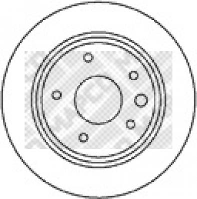 Mapco 15640 - Kočioni disk www.molydon.hr