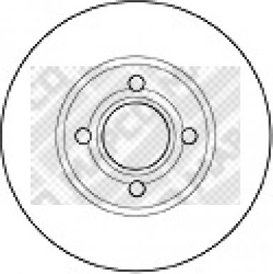 Mapco 15863 - Kočioni disk www.molydon.hr