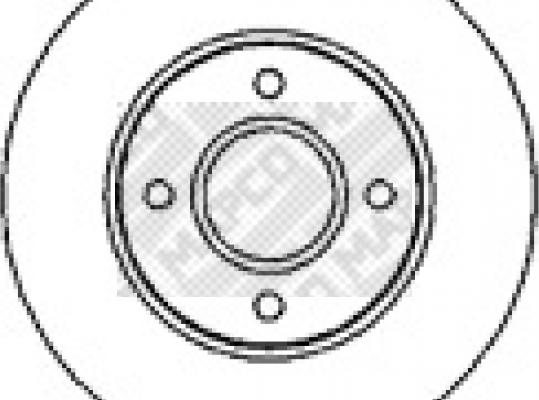 Mapco 15817 - Kočioni disk www.molydon.hr