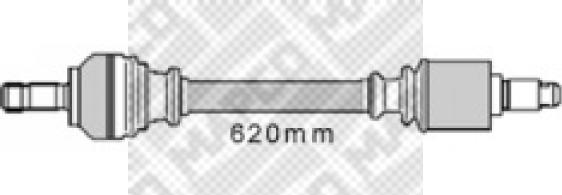 Mapco 16420 - Pogonska osovina www.molydon.hr