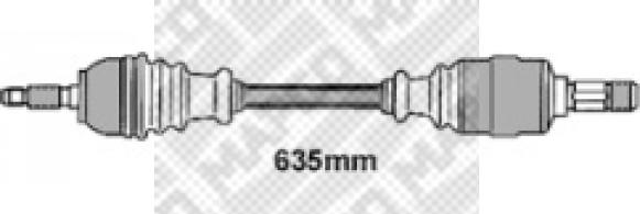 Mapco 16349 - Pogonska osovina www.molydon.hr