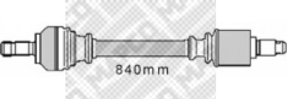 Mapco 16346 - Pogonska osovina www.molydon.hr