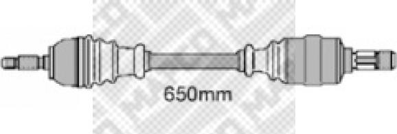 Mapco 16318 - Pogonska osovina www.molydon.hr