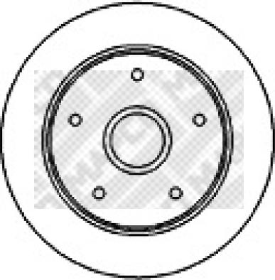 Kavo Parts BR-4717-C - Kočioni disk www.molydon.hr