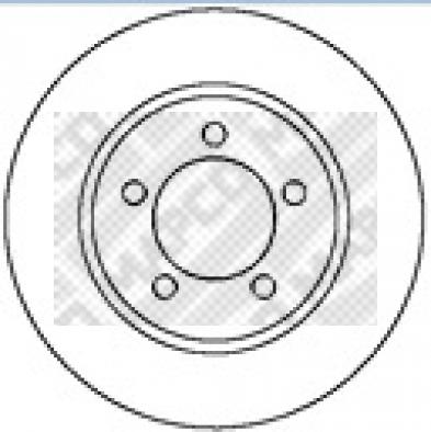 Mapco 25603 - Kočioni disk www.molydon.hr